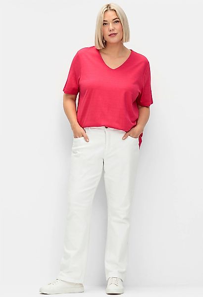 Sheego Kurzarmshirt "T-Shirt", (1 tlg.) günstig online kaufen
