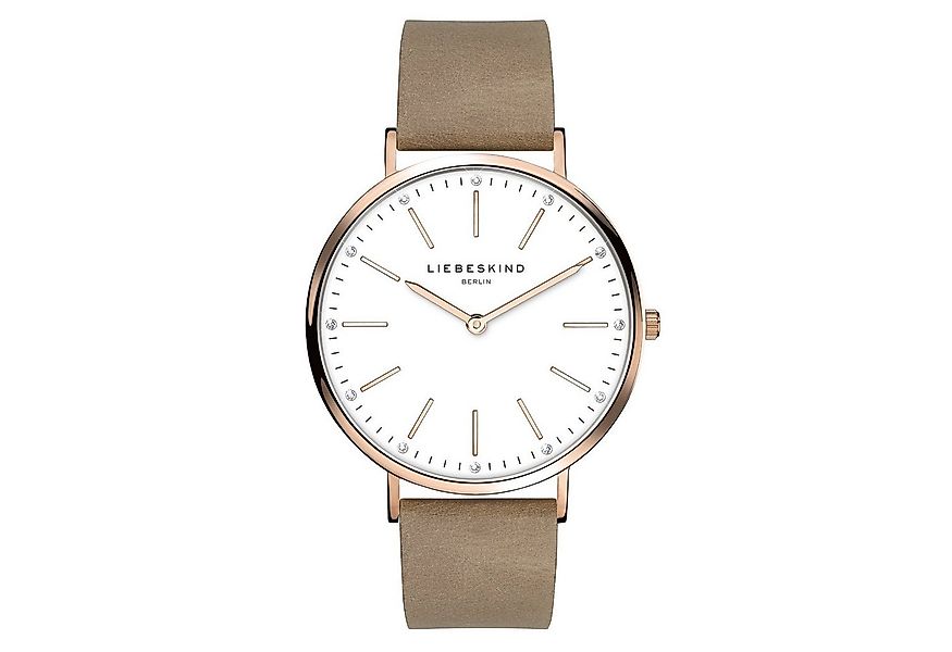 Liebeskind Berlin Quarzuhr Clean Glamour Echtleder günstig online kaufen