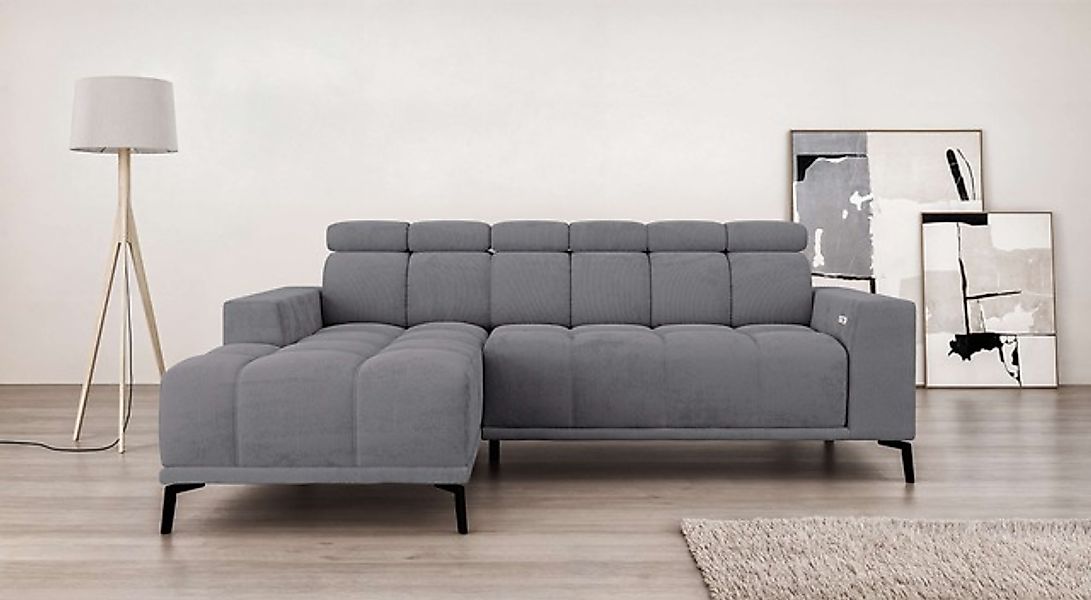 Home affaire Ecksofa »CAZIE, Designsofa, L-Form, trendige Bubble-Optik,« L- günstig online kaufen