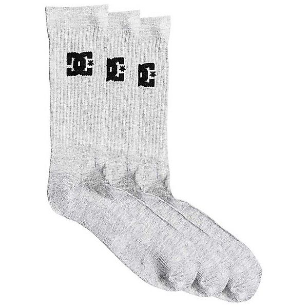 Dc Shoes Spp Dc Crew Socken 3 Paare EU 40-46 Grey günstig online kaufen