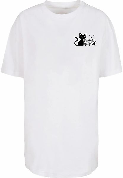Merchcode T-Shirt "Merchcode Ladies Halloween - Purrfectly Spooky Tee" 1 St günstig online kaufen