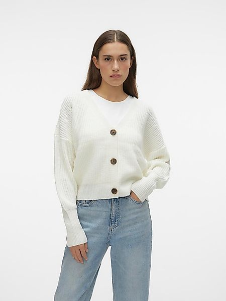 Vero Moda Strickjacke VMLEA LS V-NECK günstig online kaufen