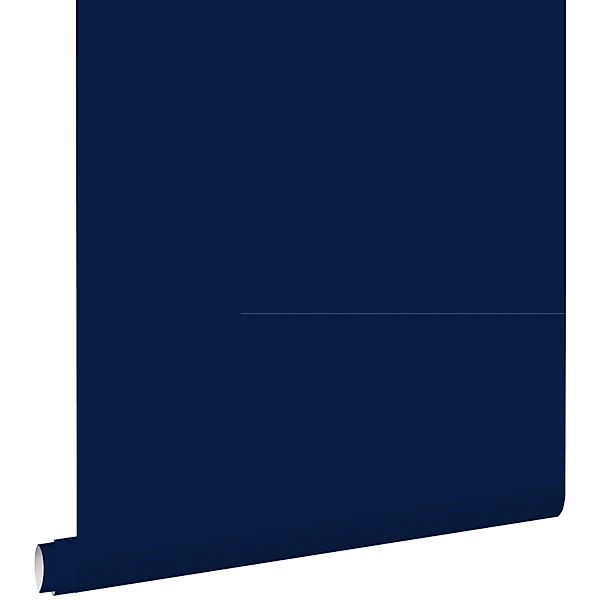 ESTAhome Tapete Uni Tintenblau 53 cm x 10,05 m 137010 günstig online kaufen