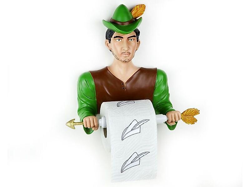 Caramel MEDIA Toilettenpapierhalter Toilettenpapier Abroller Robin Hood günstig online kaufen