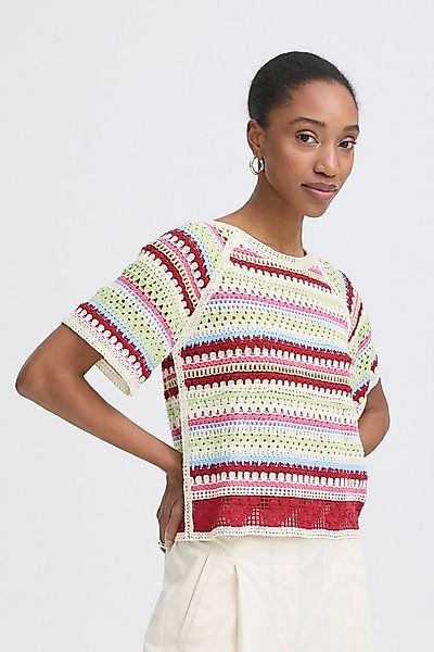 Ichi Strickpullover Kurzarm-Bluse IHBANDIE günstig online kaufen