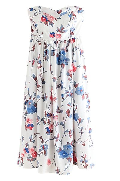 LAURA ASHLEY Druckkleid Laura Ashley Trägerloses günstig online kaufen