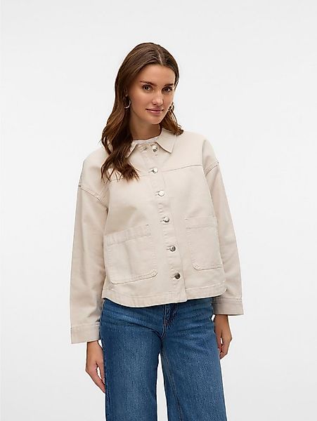 Vero Moda Jeansjacke VMJAMIE LS DENIM SHACKET MIX NOOS Baumwollmischung günstig online kaufen