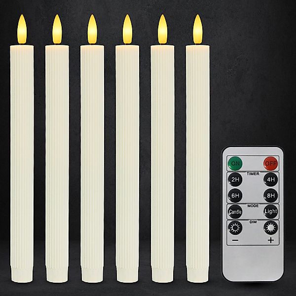kisidus LED-Kerze LED Stabkerzen mit Fernbedienung günstig online kaufen