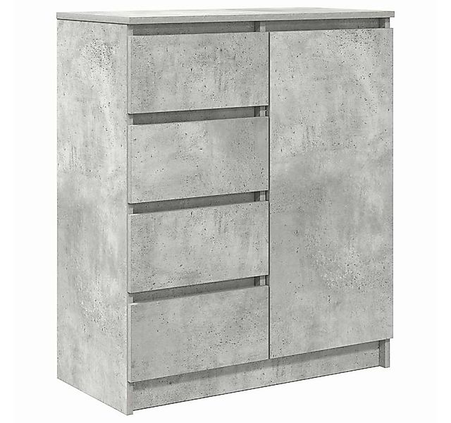 vidaXL Sideboard Sideboard mit Schubladen Betongrau 71x35x84 cm Holzwerksto günstig online kaufen