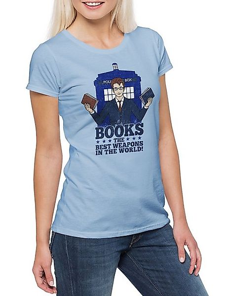 Urban Backwoods Print-Shirt Books Are Weapons Damen T-Shirt Best World Büch günstig online kaufen