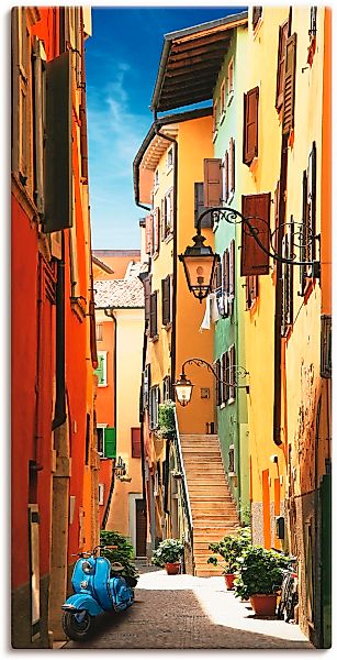 Artland Wandbild »Altstadtgasse Riva del Garda« Architektonische Elemente 1 günstig online kaufen