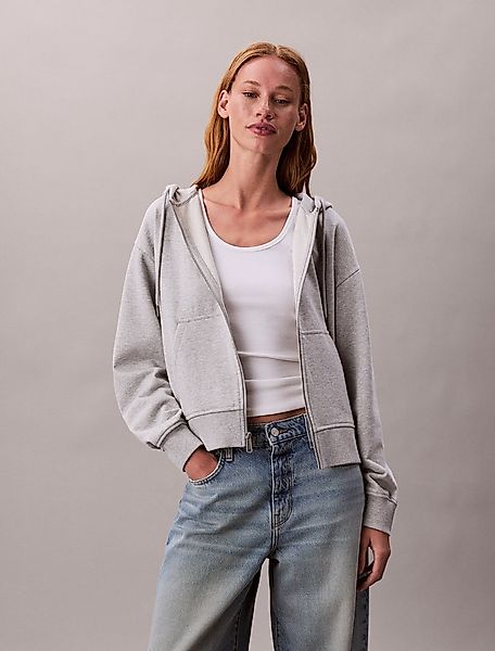 Calvin Klein Jeans Kapuzensweatshirt Mit Rundhalsausschnitt, regular fit günstig online kaufen