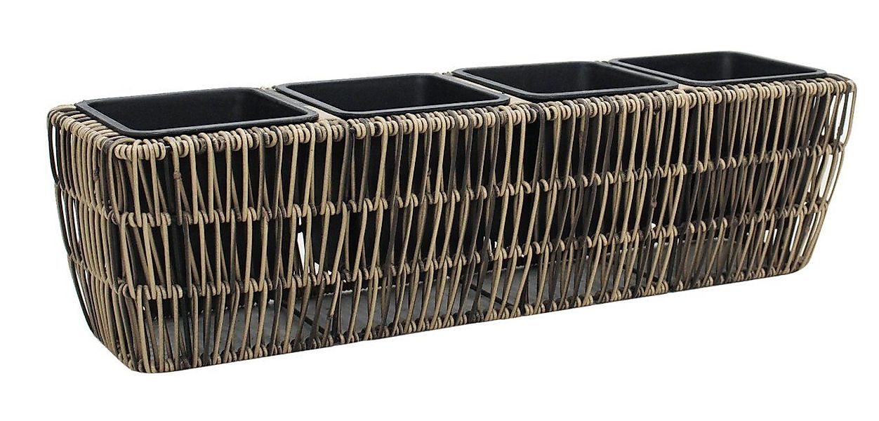 Trend Line Blumenkasten TrendLine Polyrattan Pflanztopf günstig online kaufen
