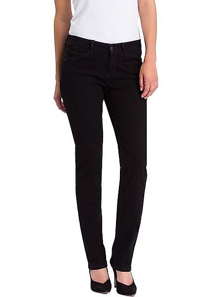 Cross Jeans Damen Jeans Rose - Regular Fit - Schwarz - Black Black günstig online kaufen