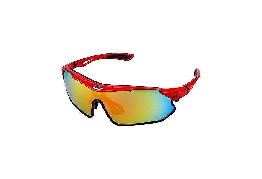 YEAZ Sportbrille SUNRAY Sport-Sonnenbrille rot/schwarz/rot, Sport-Sonnenbri günstig online kaufen