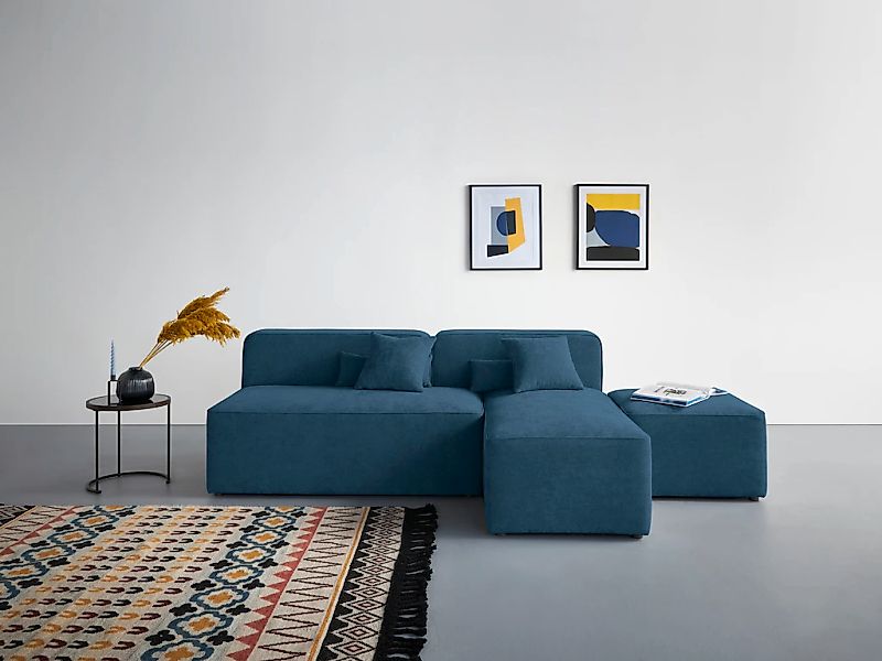 Home affaire Ecksofa "Sundstrup L-Form" Modulserie, individuelle Zusammenst günstig online kaufen