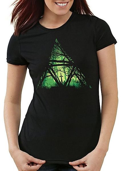 style3 T-Shirt Nature Triforce link hyrule zelda link nintendo günstig online kaufen