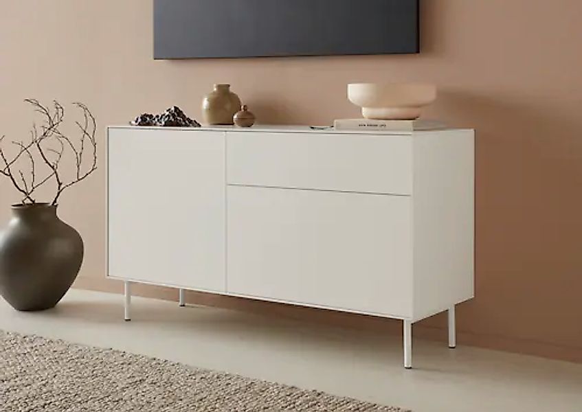 LeGer Home by Lena Gercke Lowboard »Essentials«, Breite: 127 cm, MDF lackie günstig online kaufen
