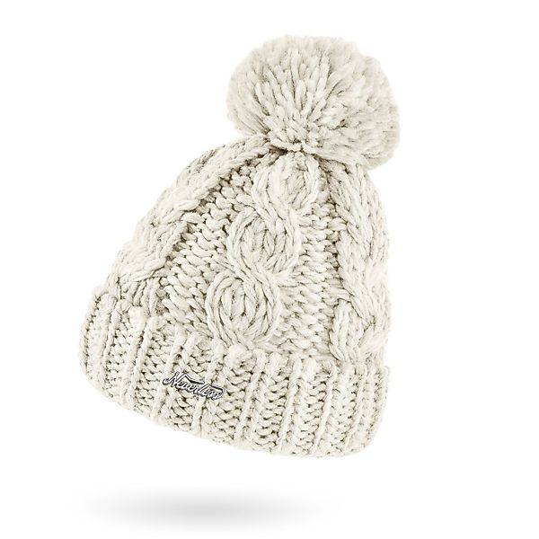 Neverless Bommelmütze Damen Mütze Grobstrick Strick-Bommel günstig online kaufen