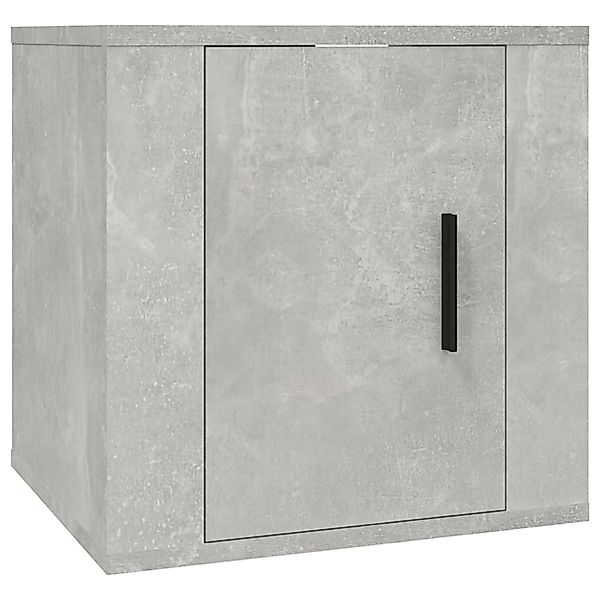 vidaXL TV-Wand TV-Wandschrank Betongrau 40x34,5x40 cm, günstig online kaufen
