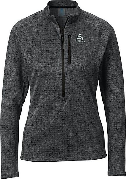 Odlo Rollkragenpullover Mid layer 1/2 zip FLI GREY MELANGE günstig online kaufen