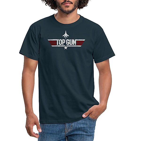 Spreadshirt T-Shirt Top Gun Jet Logo günstig online kaufen