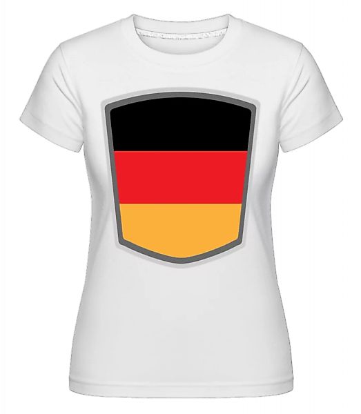 Deutschland Fahne Wimpel · Shirtinator Frauen T-Shirt günstig online kaufen