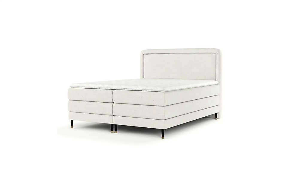 Boxspringbett   ¦ creme ¦ Maße (cm): B: 203 H: 122 Betten > Komfortbetten - günstig online kaufen