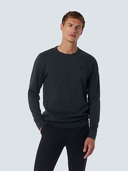 NO EXCESS Rundhalspullover mit Jacquard Optik günstig online kaufen
