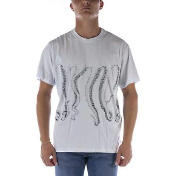 Octopus  T-Shirts & Poloshirts T-Shirt  Censored Outline Bianco günstig online kaufen