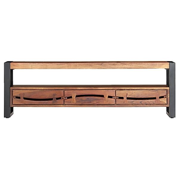 Tv-schrank 140×30×45 Cm Massivholz Akazie günstig online kaufen
