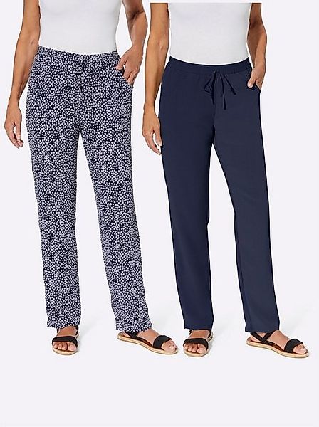 Sieh an! Jerseyhose Schlupfhose (2-tlg) Innenbeinlänge ca. 77 cm günstig online kaufen
