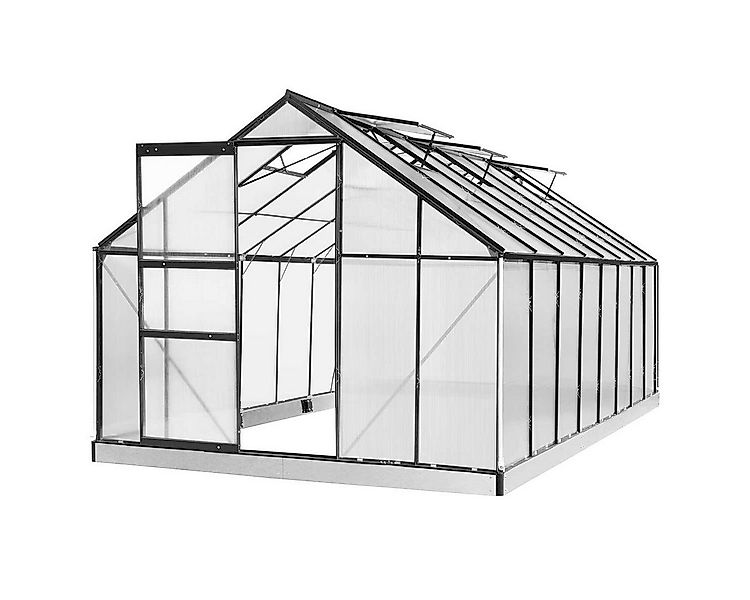 BRAST Gewächshaus ALU mit Fundament rostfrei 490x250x205cm TÜV geprüft, BxT günstig online kaufen