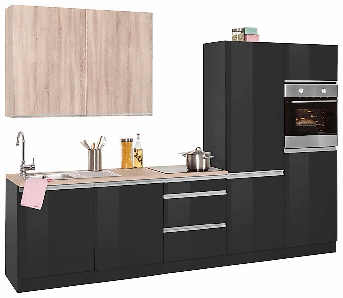 KOCHSTATION Küchenzeile "KS-Ohio" ohne E-Geräte, Breite 300 cm günstig online kaufen