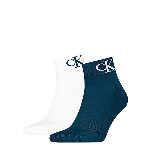 Calvin Klein Jeans Kurzsocken "CKJ MEN QUARTER 2P MONOGRAM", (2 Paar, 2 Paa günstig online kaufen