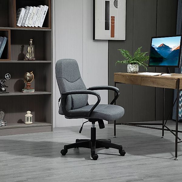 Vinsetto Massage Bürostuhl ergonomisch höhenverstellbar Schreibtischstuhl G günstig online kaufen