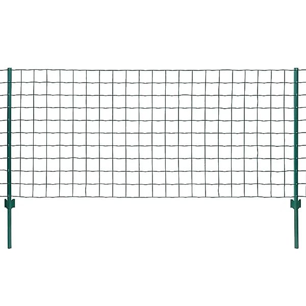 vidaXL Metallzaun Stahl 20 x 1,2 m Grün 142816 günstig online kaufen