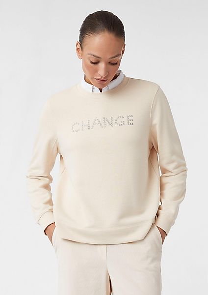 comma Sweatshirt Sweatshirt Sweatshirt mit Nieten-Artwork günstig online kaufen