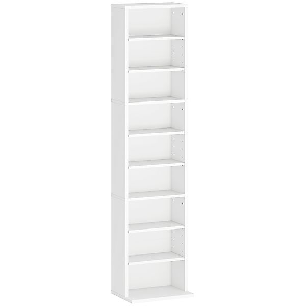 HOMCOM CD-Regal mit 6 verstellbaren Einlegeböden, Platz für 260CD/120DVD, p günstig online kaufen