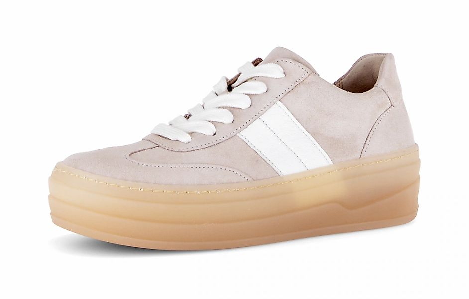 Gabor Plateausneaker Freizeitschuh, Halbschuh, Schnürschuh mit transparente günstig online kaufen