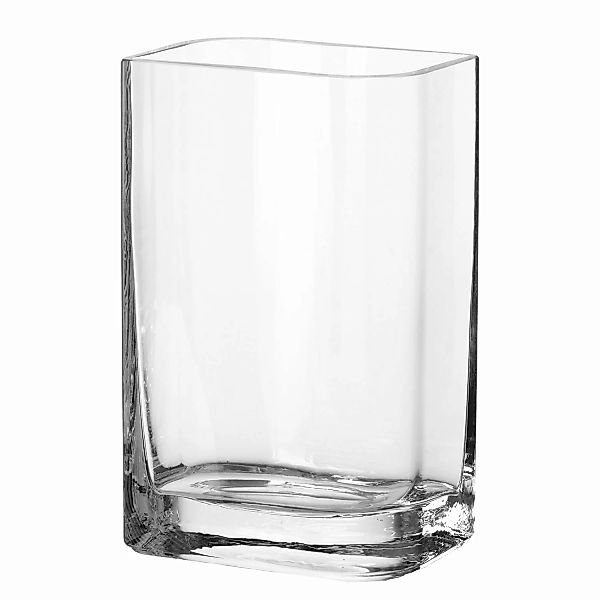 home24 Leonardo Vase Lucca Transparent Glas 15x25x10 cm (BxHxT) illuminants günstig online kaufen