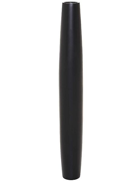 VIVANNO Bodenvase Bodenvase Standvase Fiberglas Schwarz Matt ISONDRA - 9x10 günstig online kaufen