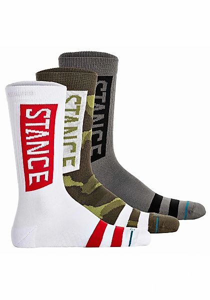 Stance Kurzsocken "Socken The OG Socken 3er Pack" günstig online kaufen
