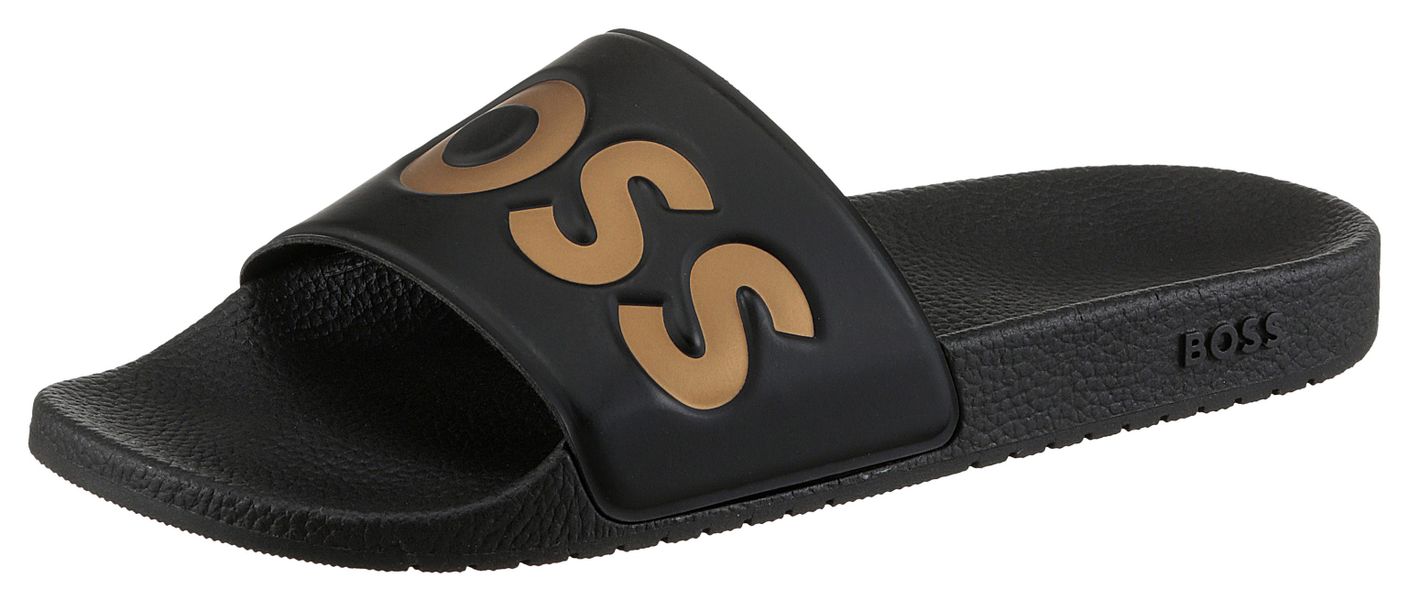 BOSS Aryeh Slid Badepantolette, Poolslides, Schlappen, günstig online kaufen