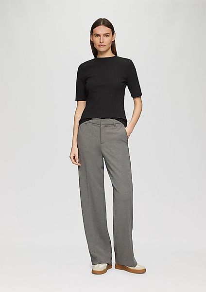 s.Oliver Stoffhose Regular Fit (1-tlg) melierte günstig online kaufen
