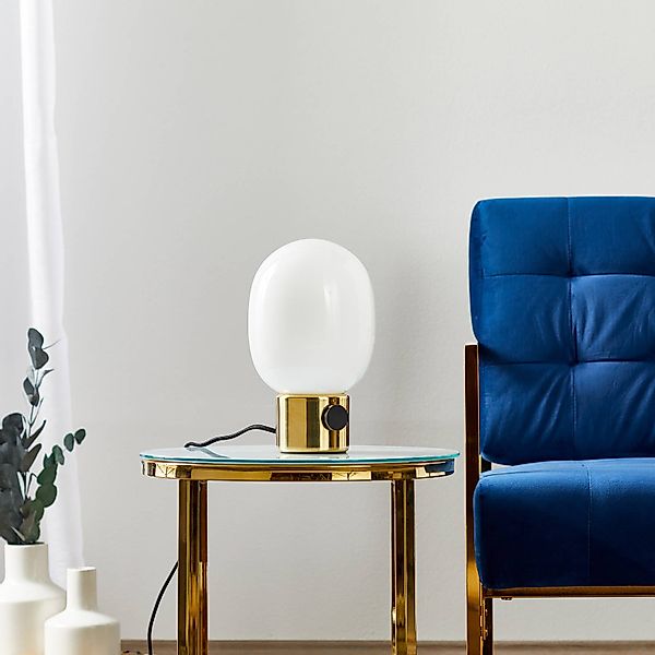 Audo JWDA Tischlampe, 29 cm, Messing, dimmbar günstig online kaufen