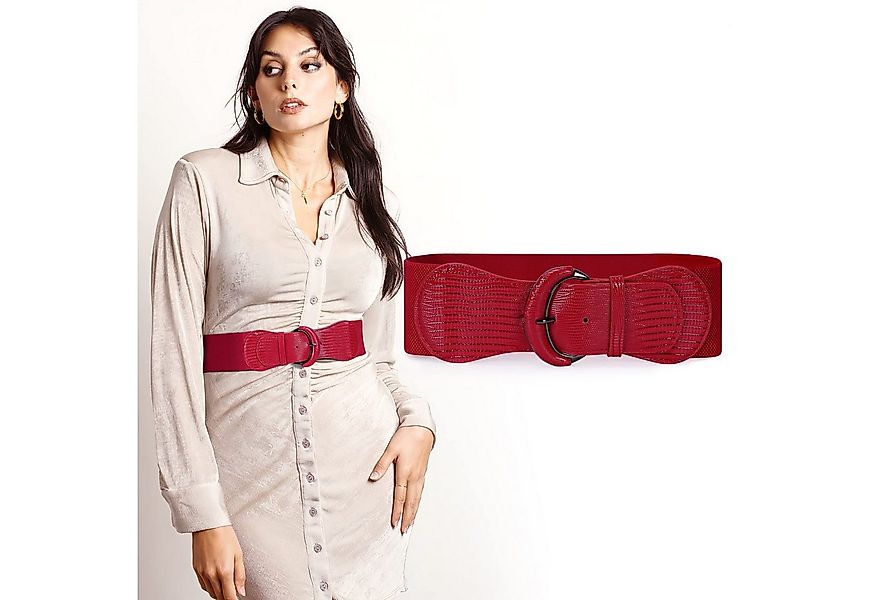 Bextsrack Taillengürtel Retro Taillengürtel breiter Damengürtel mit elegant günstig online kaufen