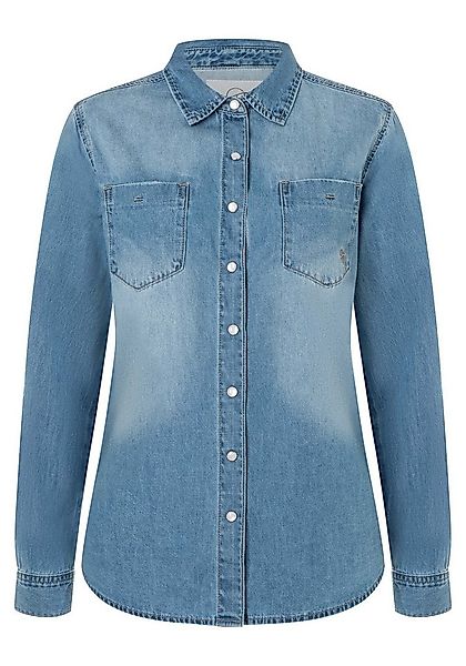 TIMEZONE Klassische Bluse Boyfriend Fit Denim Shirt günstig online kaufen