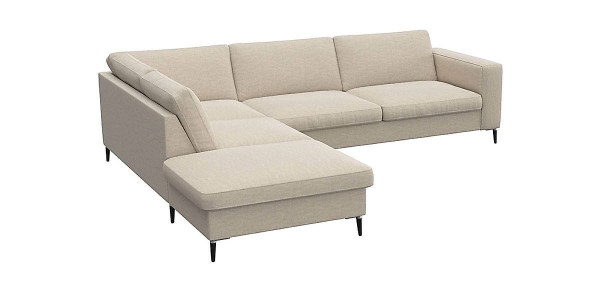 FLEXLUX Ecksofa "Fiore, L-Form, bequem und komfortabel durch hochwertigem S günstig online kaufen