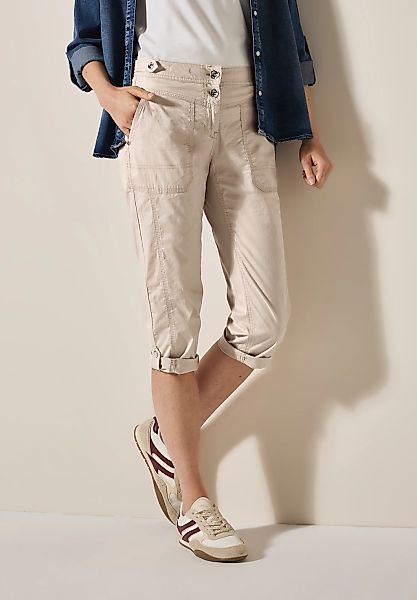 Cecil Caprihose "Style New York", mit Knopfdetails am Bund günstig online kaufen